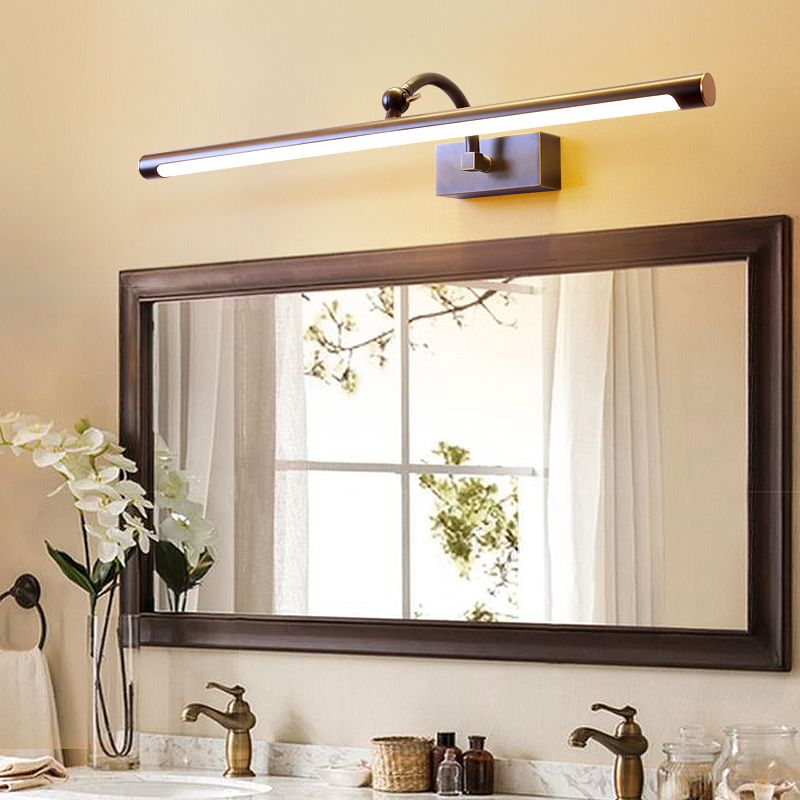 Lámparas de pared LED geométricas de estilo moderno metal 1 luces de montura de pared de espejo de 1 luces