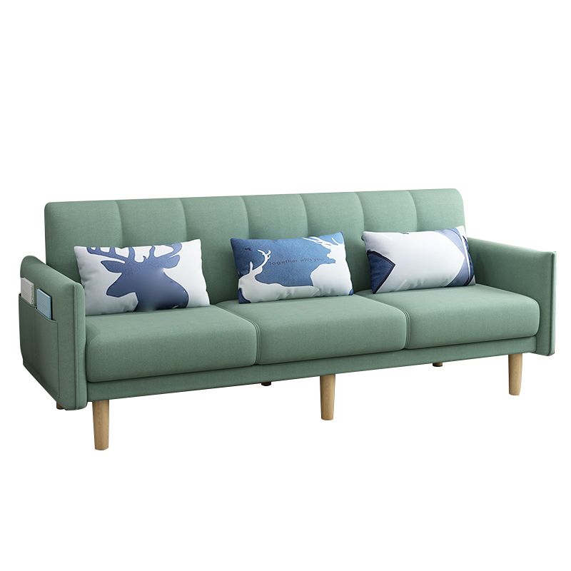 Quadratarm mit Baumwollmischung 25,98 "W Cabrio -Schlafsofa für Wohnung.