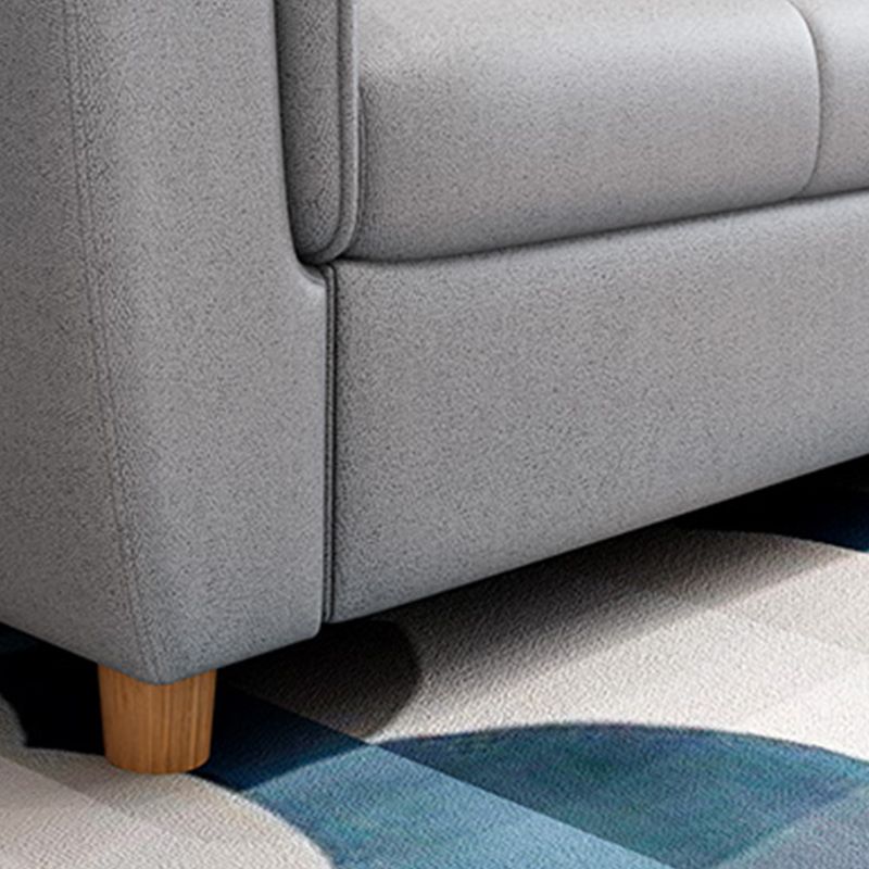 33" Wide Contemporary Sleeper Sofa Futon Gray Storage Sleeper Sofa