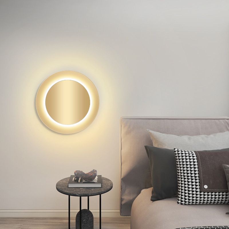 Modern LED Wall Mount Light 1-Light Wall Sconce Light with Acrylic Shade for Living Room