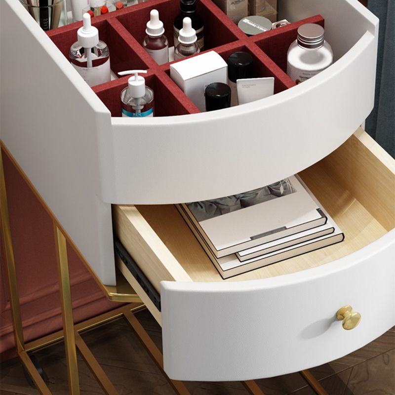 42.5" Height Flip-top Vanity Set with Mirror and Drawer for Bedroom