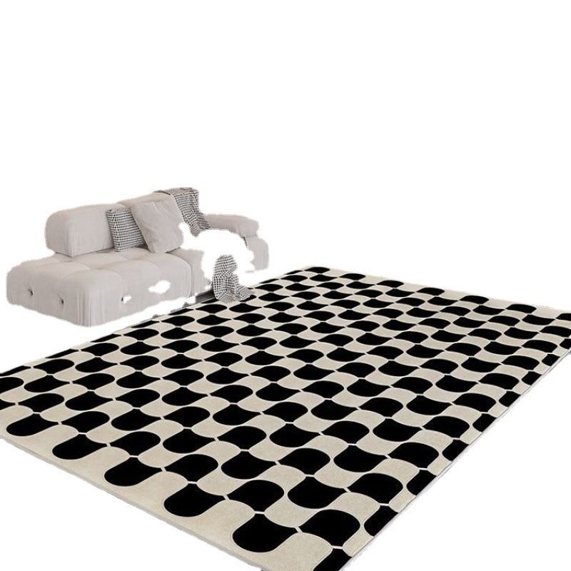Bold Indoor Carpet Modern Washable Carpet Polyster Area Rug with Non-Slip Backing