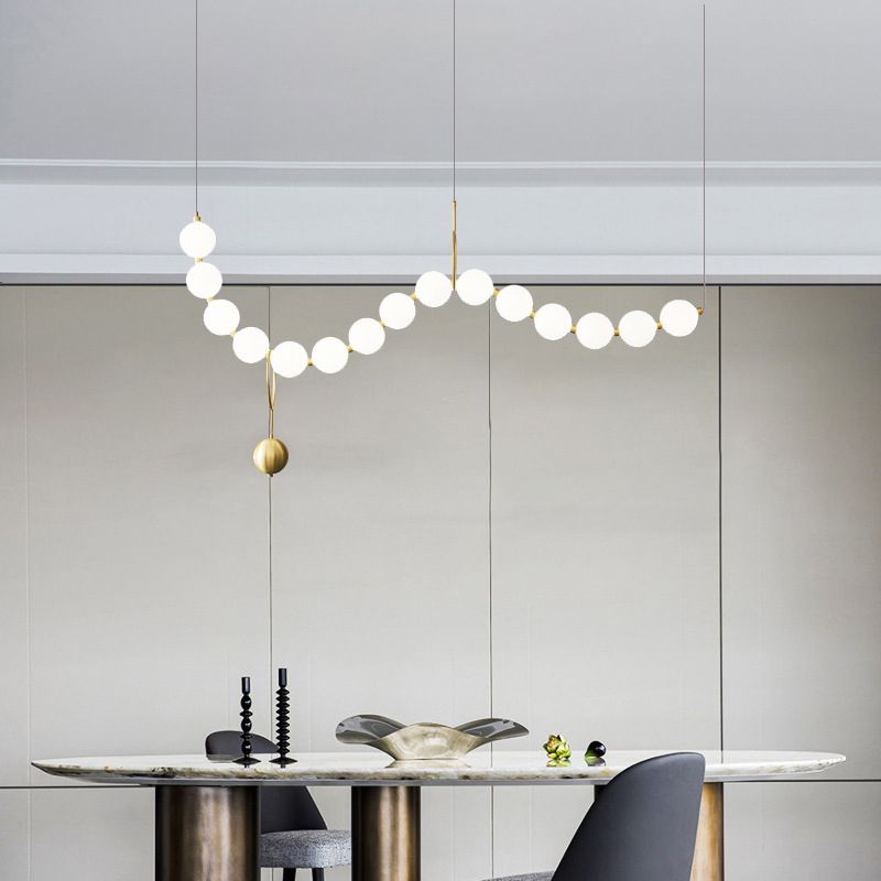 1 Light Unique Shape Hanging Ceiling Lights Modern Hanging Light Fixtures for Living Room
