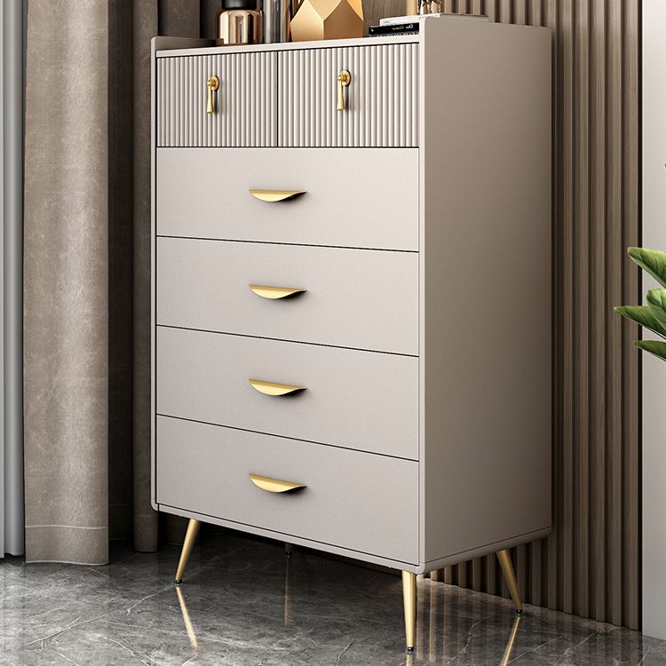 Simple Engineered Wood Sideboard Modern Buffet with Drawer for Dining Room