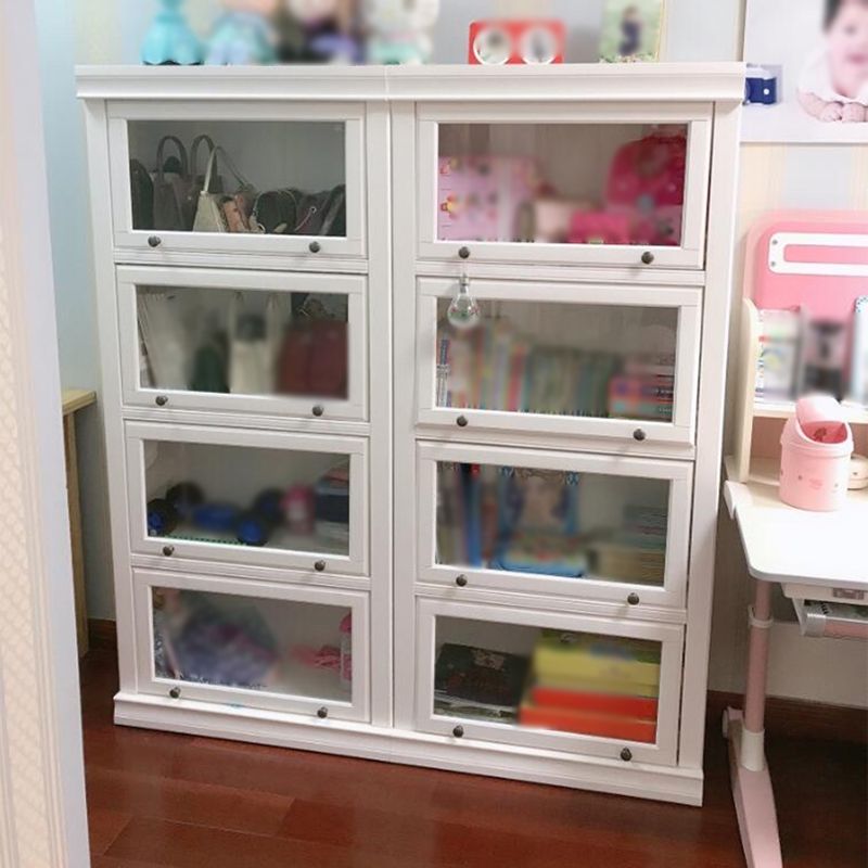 Libreria per barrister in legno in stile moderno libreria chiusa con porte per home office