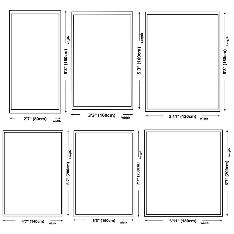 Contemporary Polyester Carpet Abstract Pattern Rug Stain Resistant Area Rug for Living Room