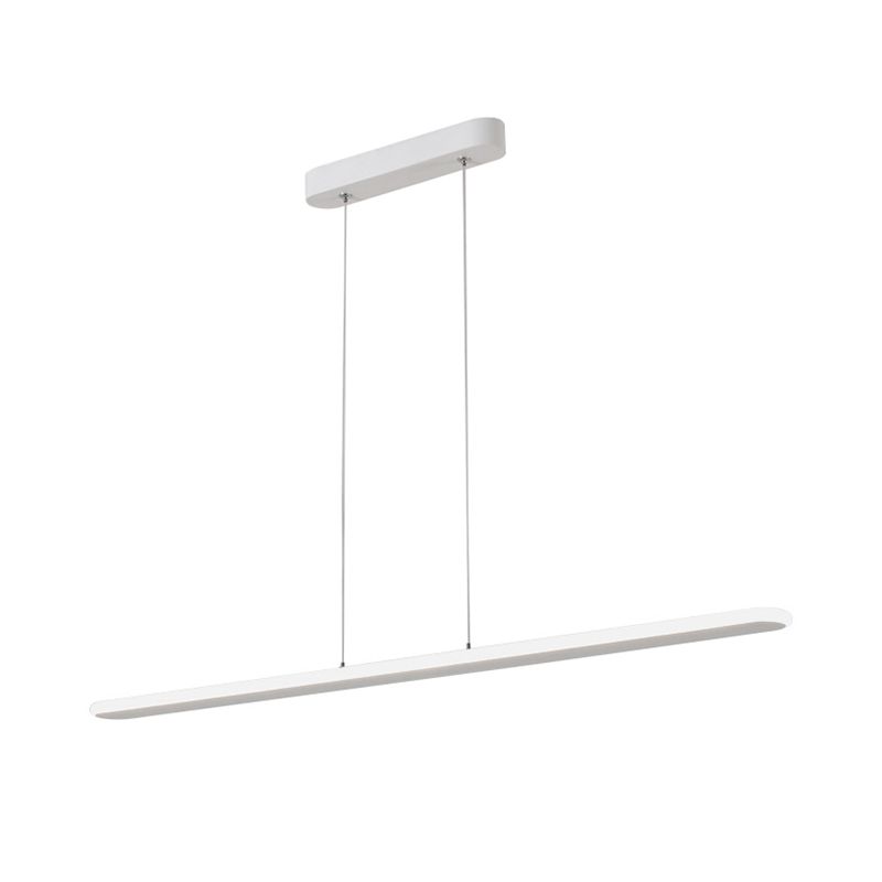 16"/23.5"/31.5" Wide Oval Hanging Pendant Light Contemporary LED Kitchen Ceiling Pendant over Table in Warm/White Light