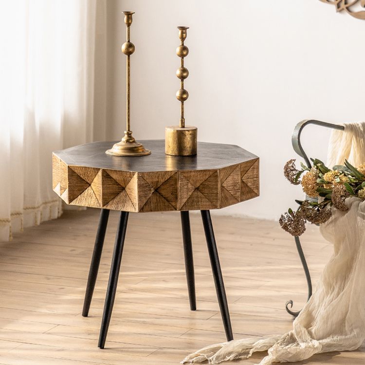 French Country Side Table Fully Assembled Accent Side Table for Bedroom