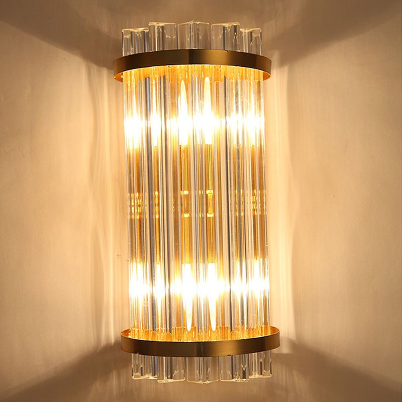 Geometric Wall Mount Lighting Simple Crystal 1 Light Wall Mounted Light for Bedroom