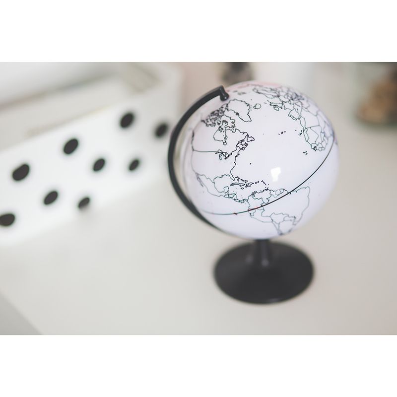 Map Resistant Mural Wallpaper Environment Friendly Sleeping Room Wall Mural