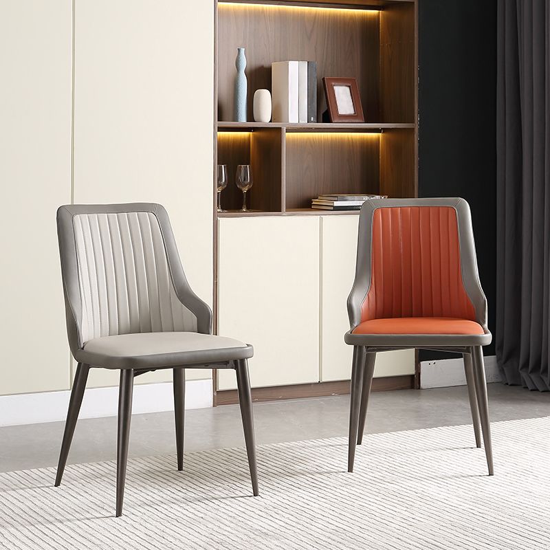 Silla de comedor tapizada silla auxiliar Parsons de restaurante contemporáneo