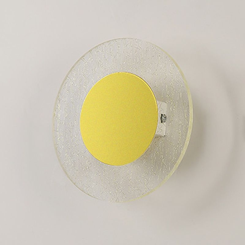 1-Light Wall Sconce Modern Style Metal Wall Lighting for Bedroom