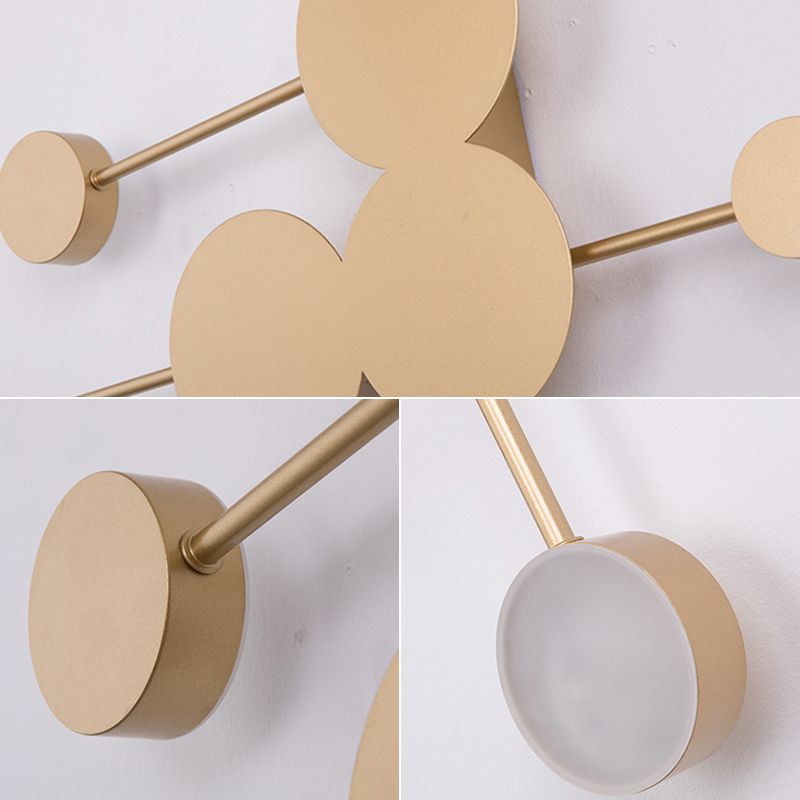 Sputnik Wall SCONCE POSTMODERN Metalen 6-head woonkamer muur gemonteerd licht