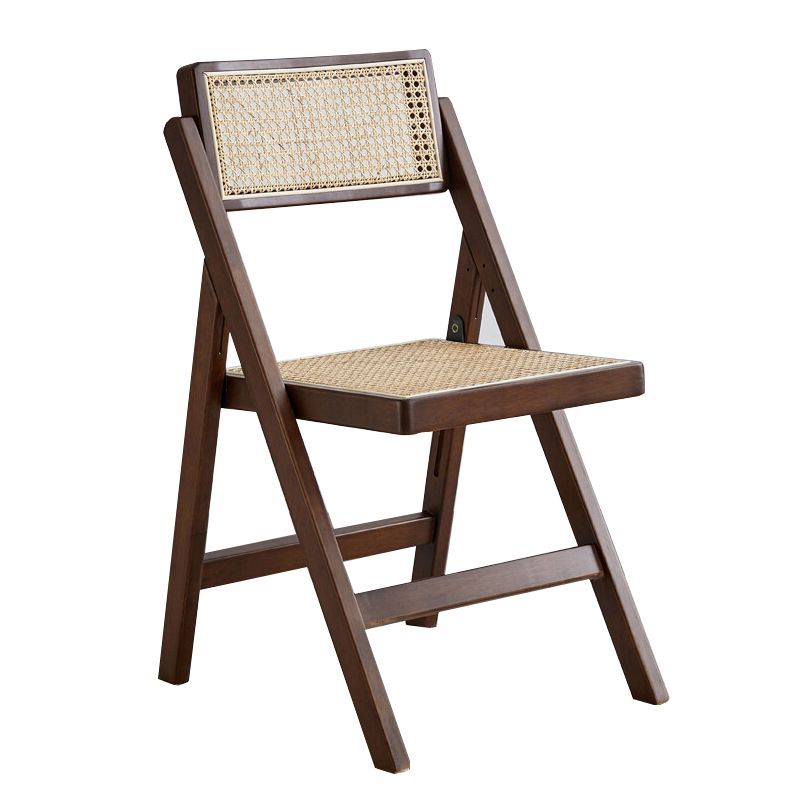 Contemporary Home Armless Solid Wood King Louis Back Dining Chair