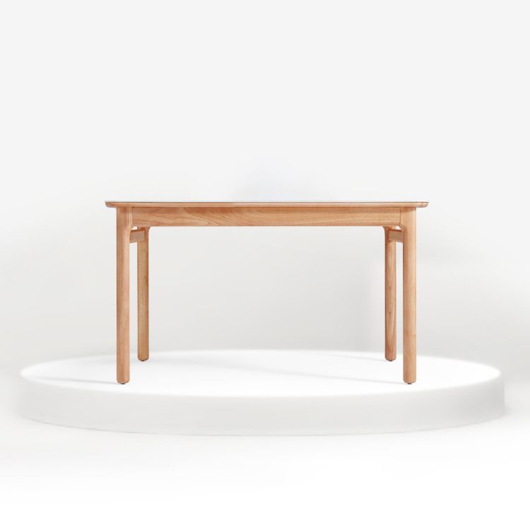 Solid Wood Frame Dining Table Rectangle Dinette Table for Home
