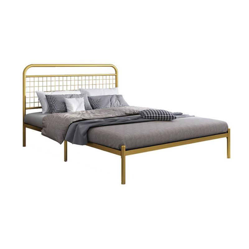 84.65 inch Wide Industrial Standard Bed Metal Bed with Headboard