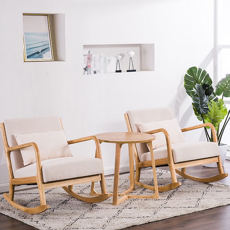 Linen Chair 25.5 " L x 32.4" W x  27.5" H Arms Included Chair for Living Room