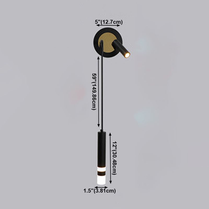 Multi -Lichter Metall Geometrische Schatten -Leser -Wandbeleuchtung moderne Wandmontageleuchte