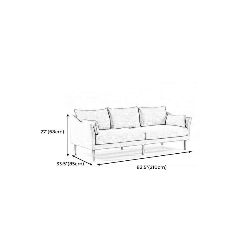 Moderne standaard houten benen stoffen bank kussens sofa voor woonkamer