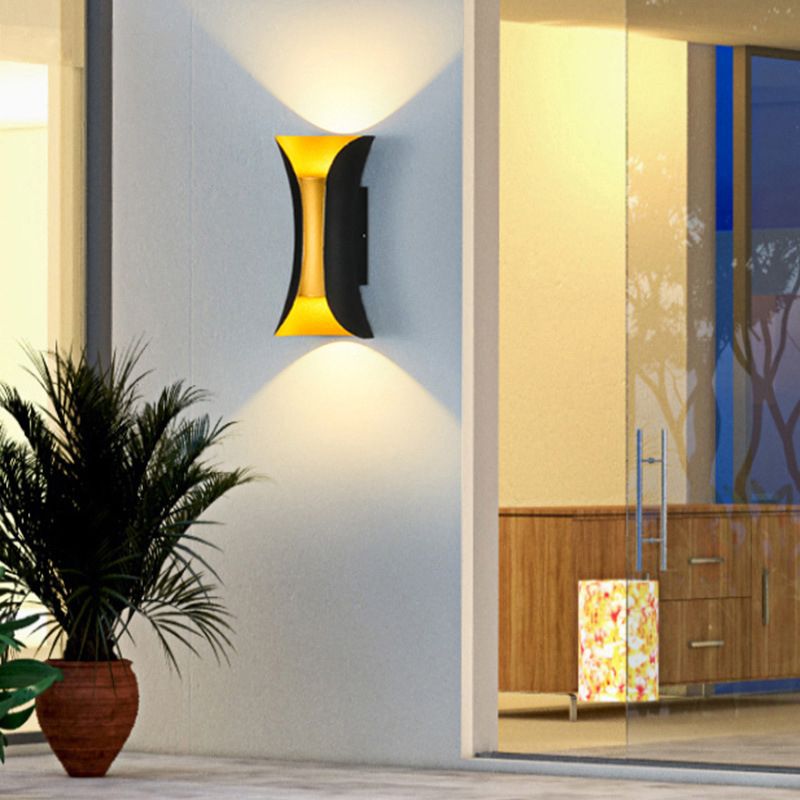 Sconce Light Fixture Minimalist Style Metal LED Wall Lighting Fixture