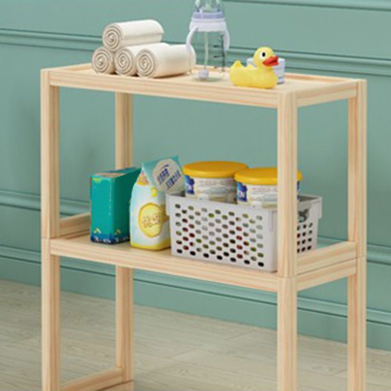 Wooden Contemporary Nursery Bed Animal Pattern Crib with Casters
