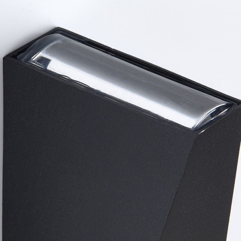 Minimalismo Lámpara de montaje en la pared de aluminio de aluminio al aire libre de aluminio