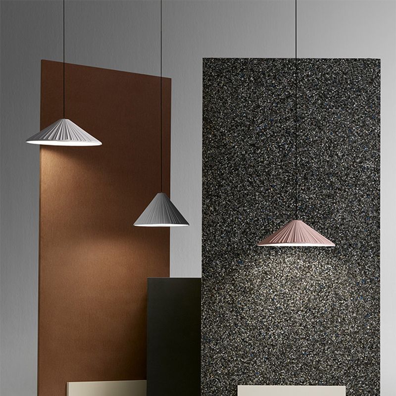 Geometric Shape Resin Hanging Light Nordic Macarons 1 Light Hanging Mounted Lights