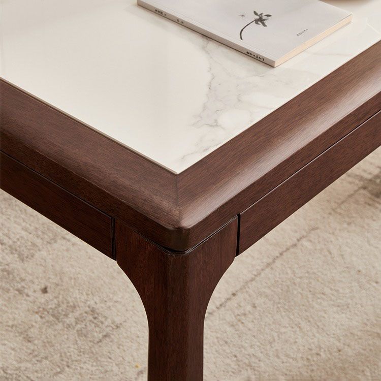 Sintered Stone Top Table Rectangle Dining Table for Dining Room