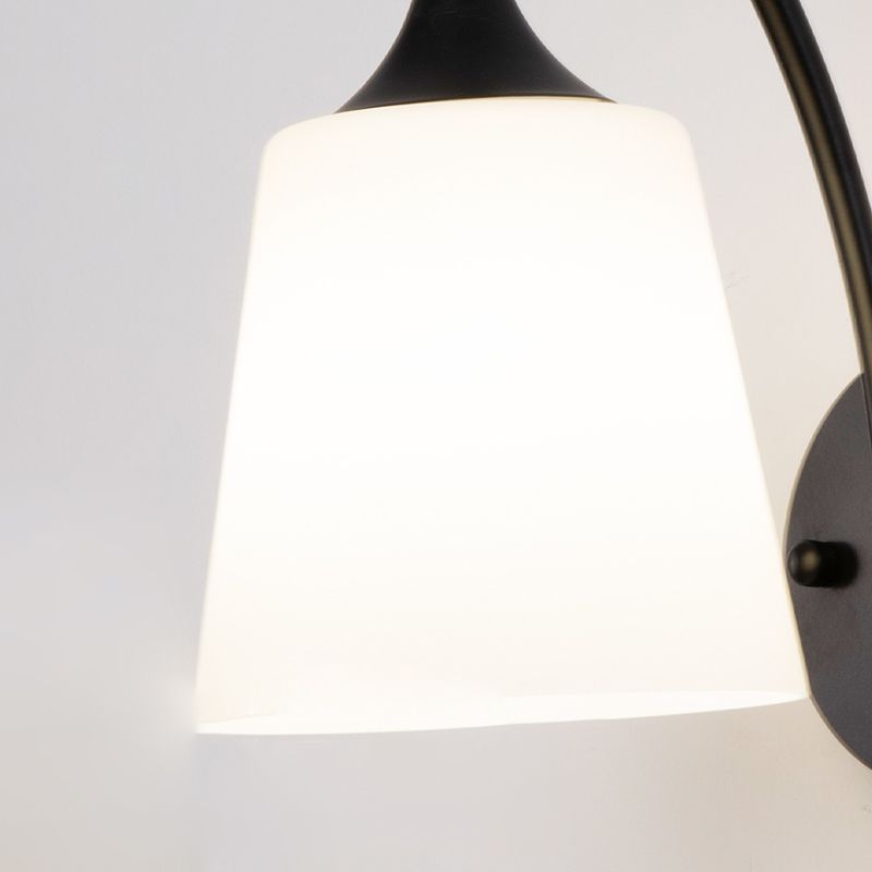 Bedroom Nordic Sconce Light Fixtures 1 Bulb Glass Wall Mounted Lighting