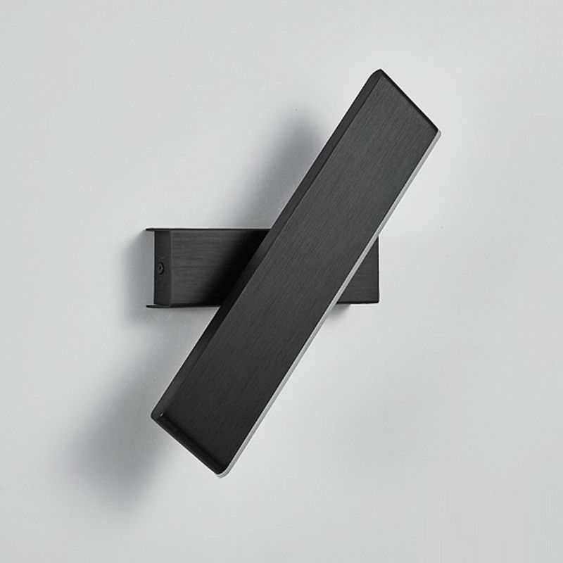 Nordic Style Aluminum Wall Light Rotatable Rectangle LED Wall Lamp for Living Room