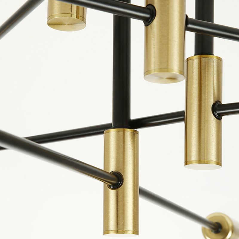 Sputnik Semi Flush Mount Industrial Metal Flush Ceiling Light Fixture
