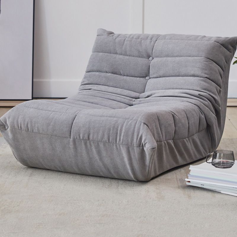 34.25"L x 40.16"W x 27.56"H Armless Sewn Pillow Back Chair,Modern Chair for Bedroom