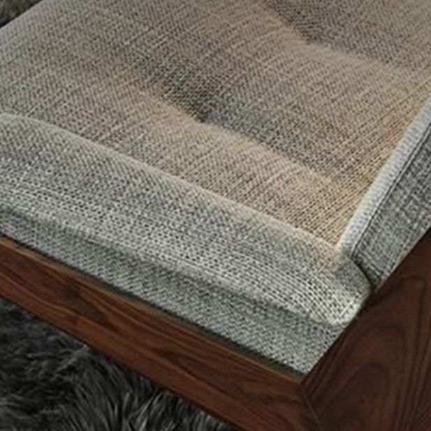 Industrial Lounge Chair Solid Color Cushion Back Basic Four Leg Reclining Accent Chair