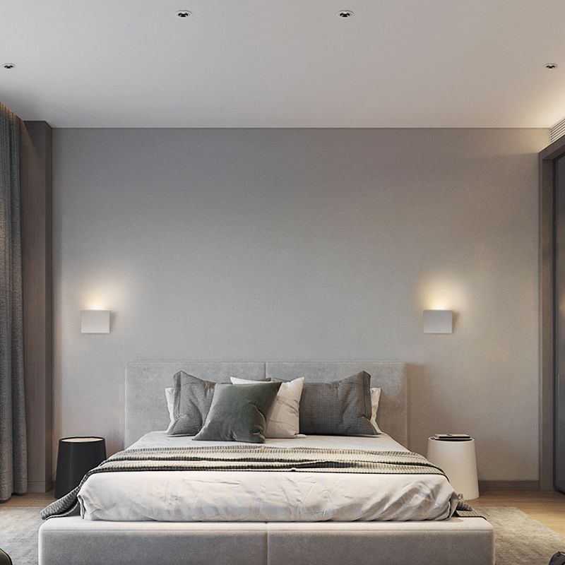 Quadratische Schatten Metall Wandleuchte modern