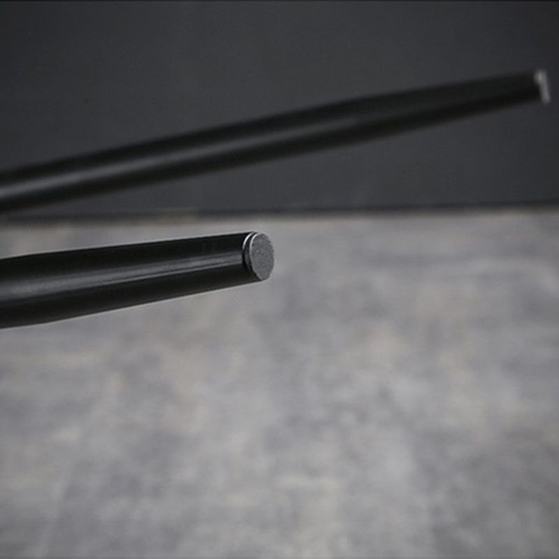 Indoor Faux Leather Counter Chair Industrial Bar Stool with Metal Legs