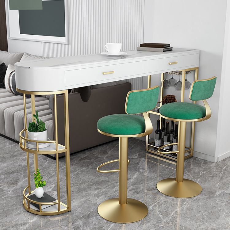 Modern Style Bar Table Set 1/2/3 Pcs Stone Specialty Bar Set for Indoor