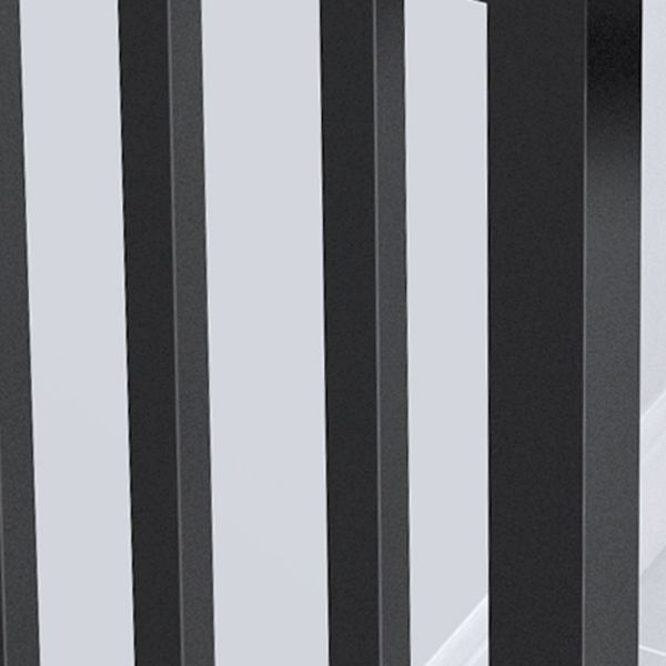 Rectangle Bar Dining Table White Faux Marble Top Bar Height Table with Sled Base