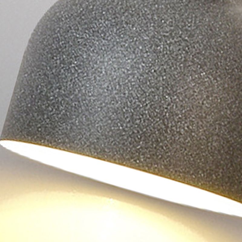 Géométrique Small Pendant Lightture Metal 1 Bulbe Nordic Hanging Light pour le chevet