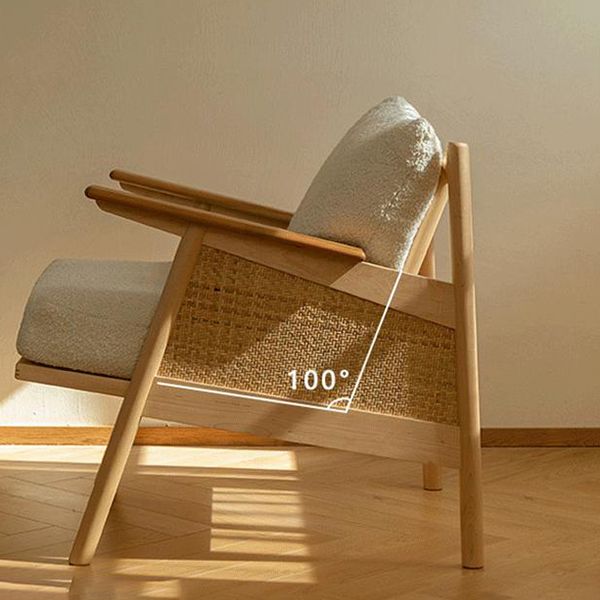 Modern Style Rattan Rocking Chair Indoor Sofa Rocking Chair for Break