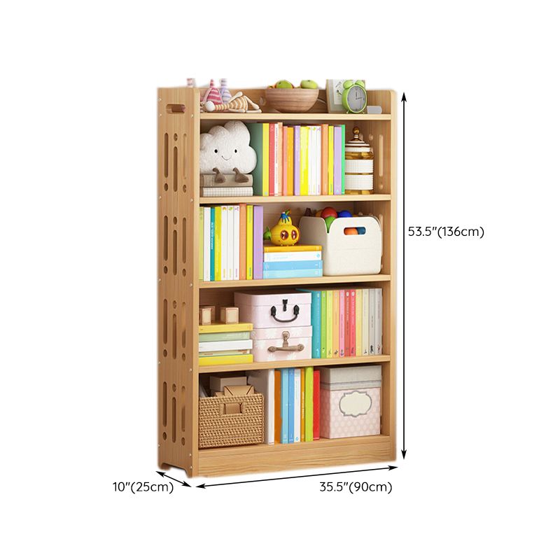 Contemporary Solid Wood Standard Bookcase Freestanding Kids Standard Bookcase