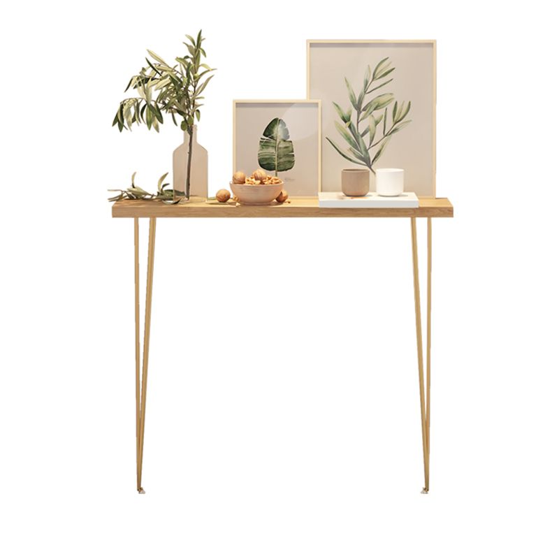 Rectangle Shape Contemporary Console Table Natural Console Sofa Table