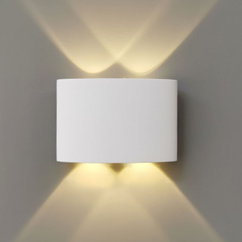 Contemporary Style Rectangle Wall Lights Metal Wall Mount Lights