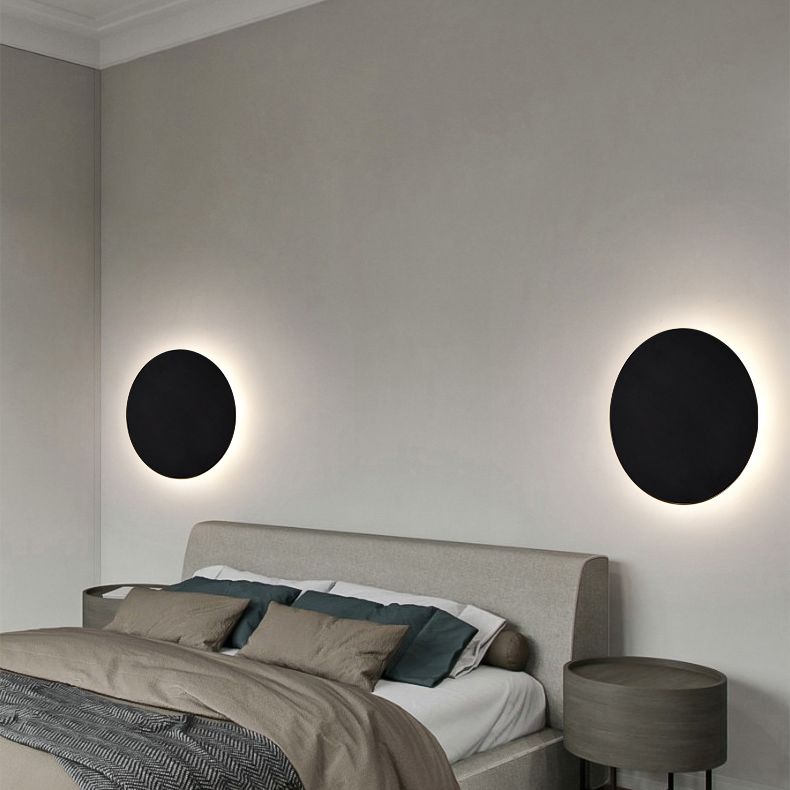 Goldene metallwandmontierte Leuchte moderne Stil kreisförmiger 1 Lichtwandleuchte