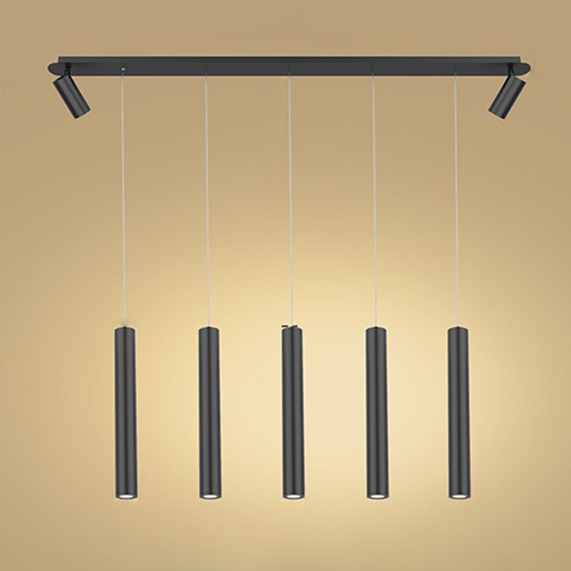 Luce isola a LED geometrica in ferro battuto nella moderna semplicità a sospensione acrilica Light per sala da pranzo