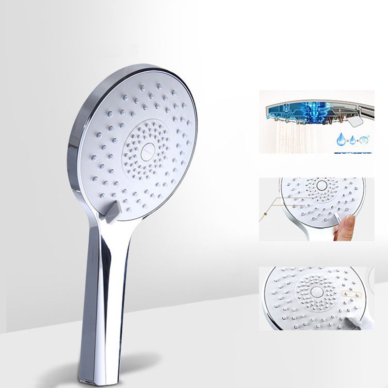 Modern Style Round Handheld Shower Bathroom Metal Wall Mounted Hand Shower