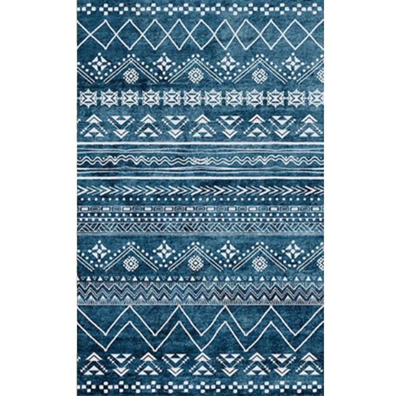 Bohemian Tribal Totem Teppich Farbe gemischter Polyesterbereich Teppich nicht rutscher Backing Teppich für Wohnzimmer