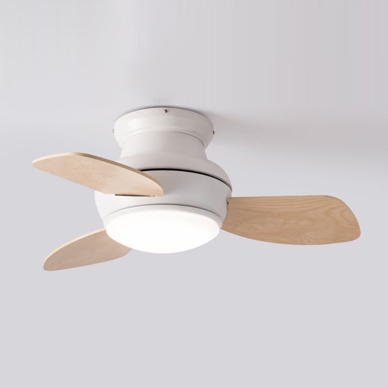 Modern Style Ceiling Fan Lighting Metal 1 Light Ceiling Fan Lamp for Living Room