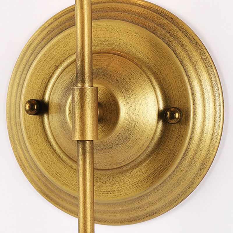 Modernism Fabric Shade Wall Mounted Sconce 1-Light Wall Lighting for Foyer