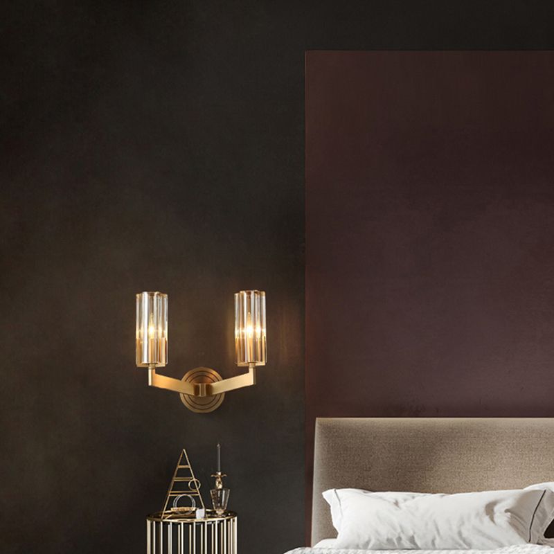 Post-Modern Wall Light Sconces Copper Wall Light Fixture in Gold