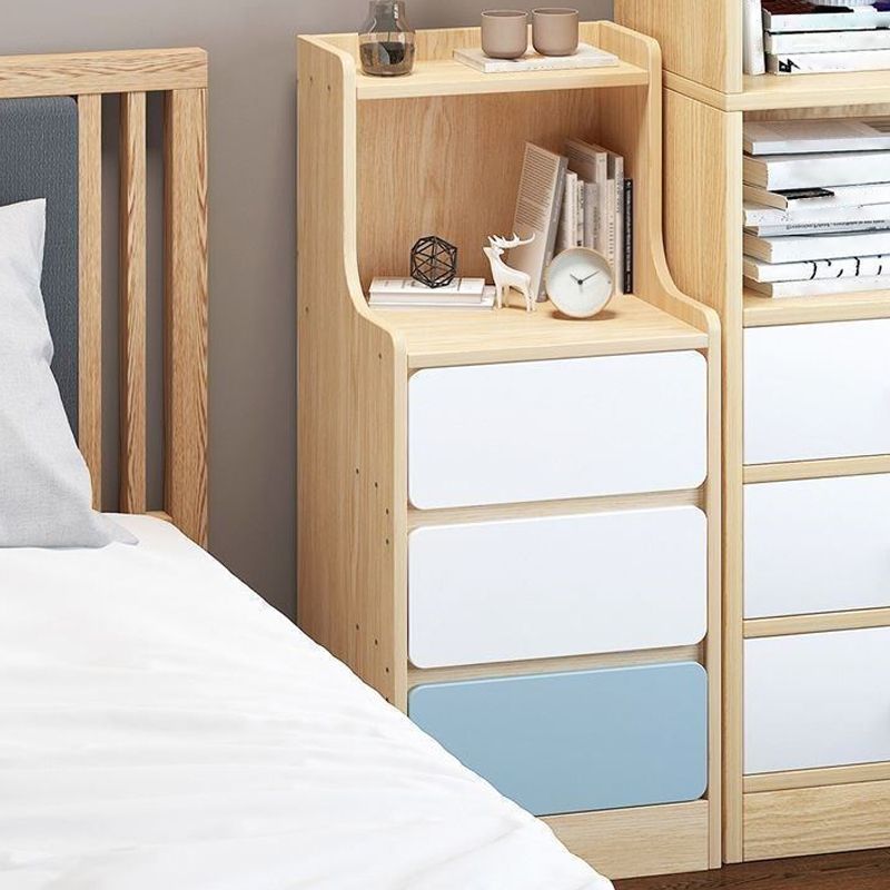 Contemporary Rectangle Manufactured Wood Grooves Accent Chest